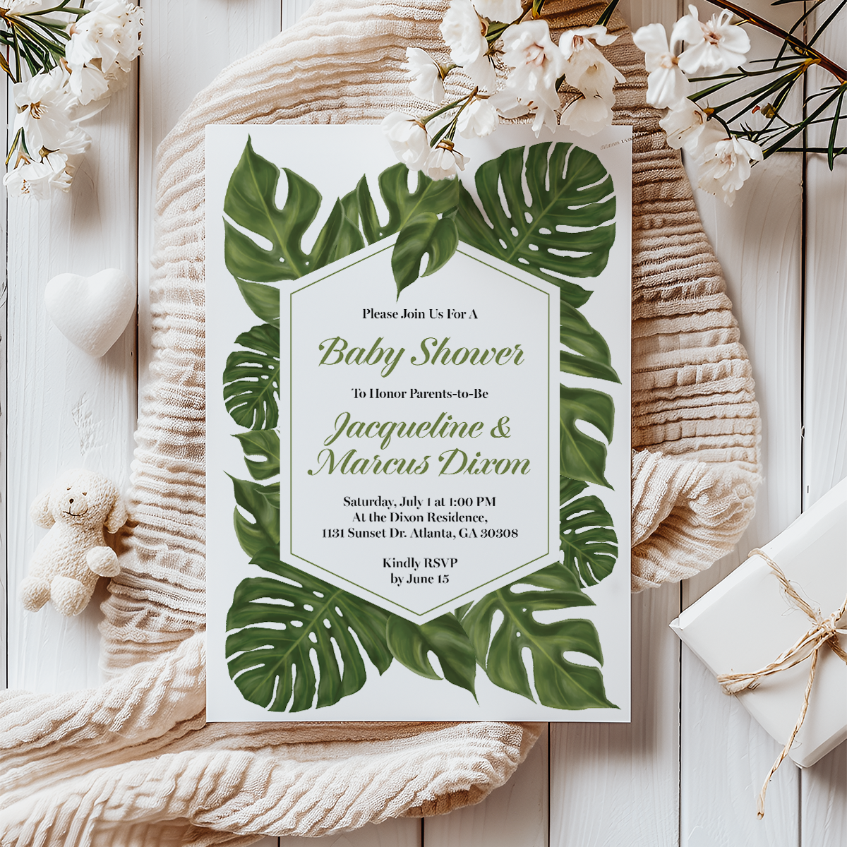 baby shower invitation