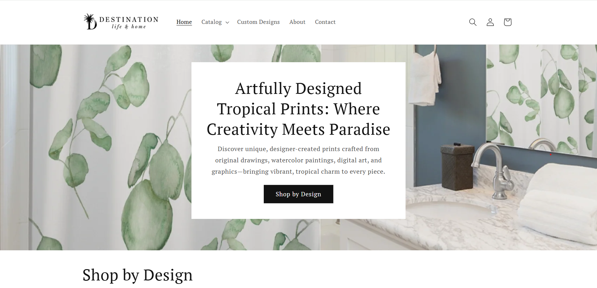 Destination Life and Home website